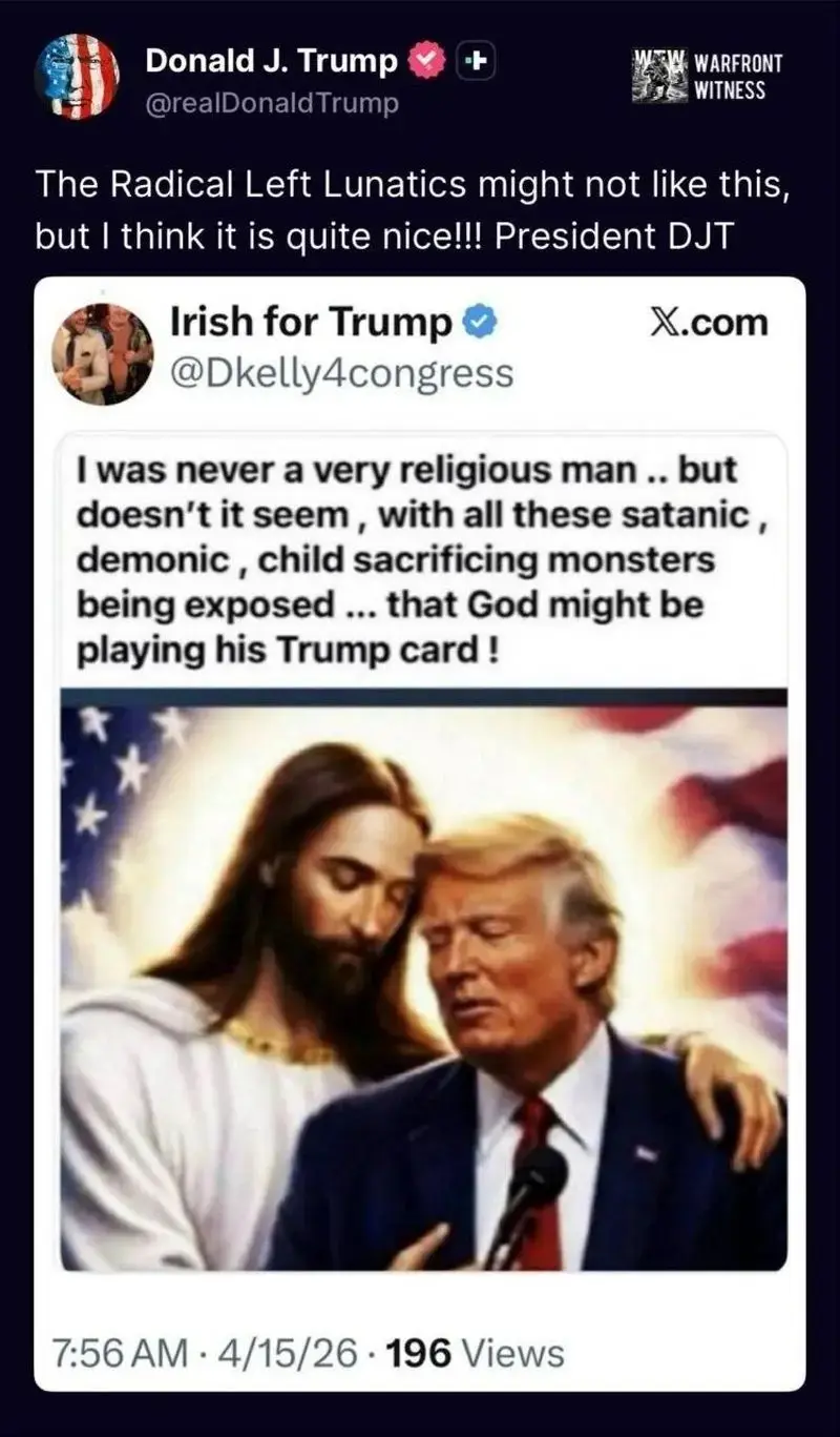 ترامپ+دوباره+عکسی+از+عیسی+مسیح+منتشر+کرد!