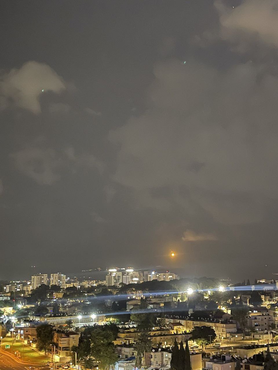 تصویری از حمله نیروی هوایی اسرائیل به لبنان