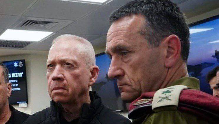 عکس پربازدید از چهره وزیر جنگ اسرائیل
