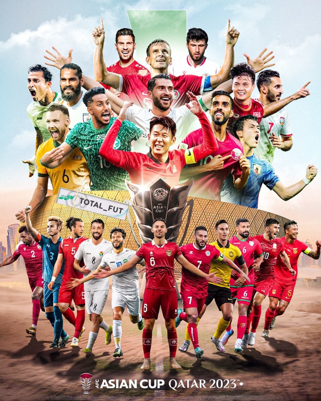 پوسترهای جدید و جذاب AFC با حضور بازیکنان ایرانی