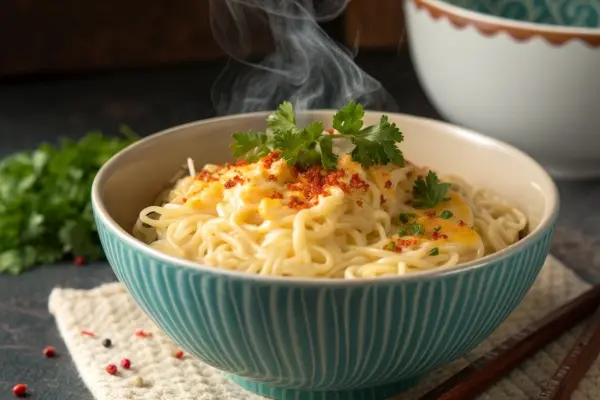 show-the-final-cheesy-instant-noodles-served-in-a