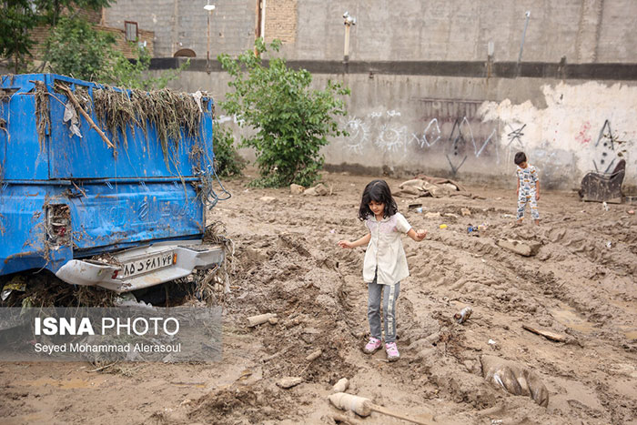 خسارت‌های شدیدی که سیل به مردم مشهد وارد کرد