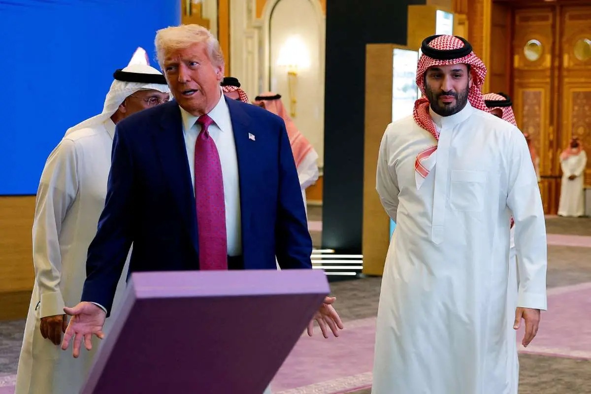 ترامپ+و+بن+سلمان