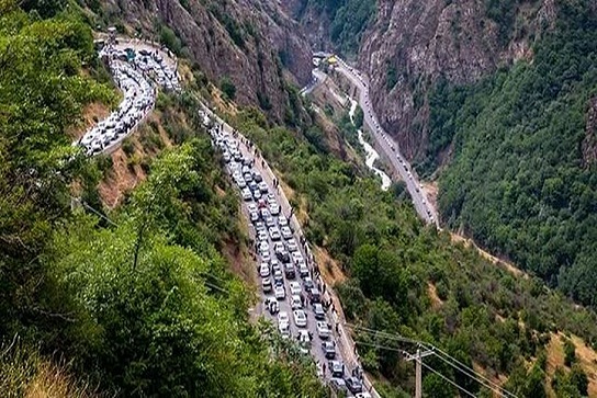 محور+کندوان+بازگشایی+شد