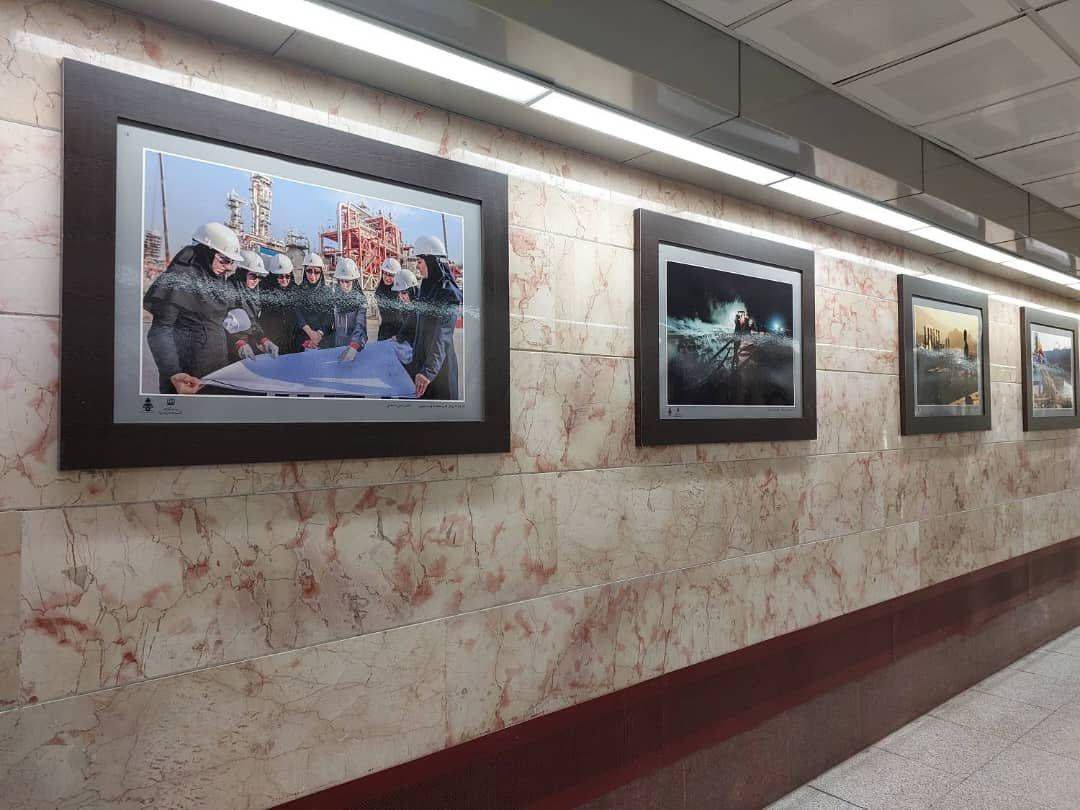تصویری متفاوت از چند زن در مترو تهران