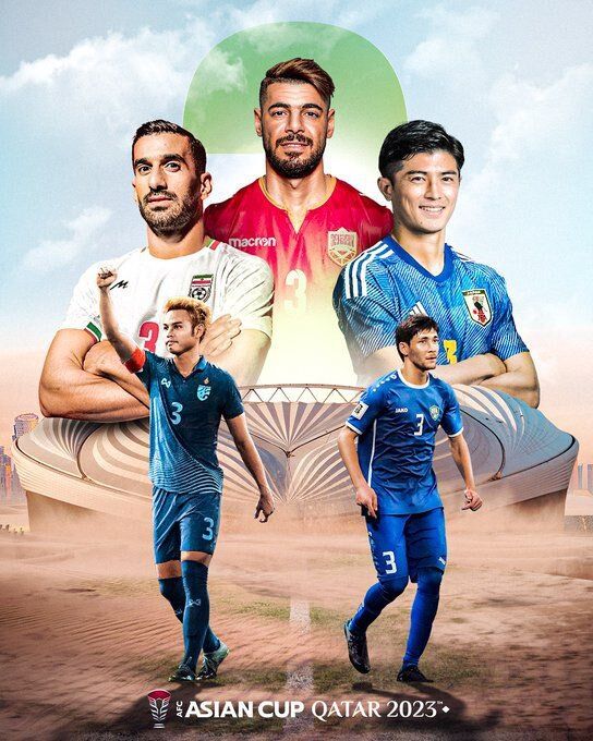 کاپیتان تیم ملی ایران روی پوستر AFC