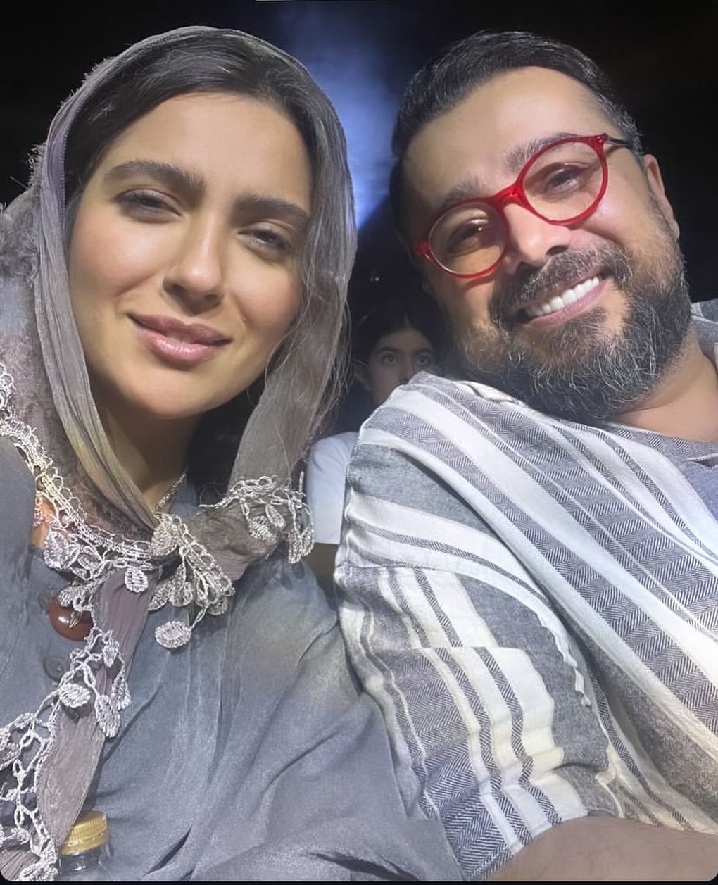 سلفی دلپذیرِ تازه عروس و داماد سینمای ایران