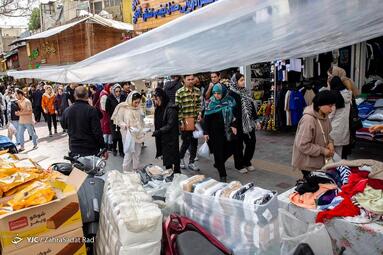 حال و هوای دیدنی بازار تجریش در آستانه نوروز