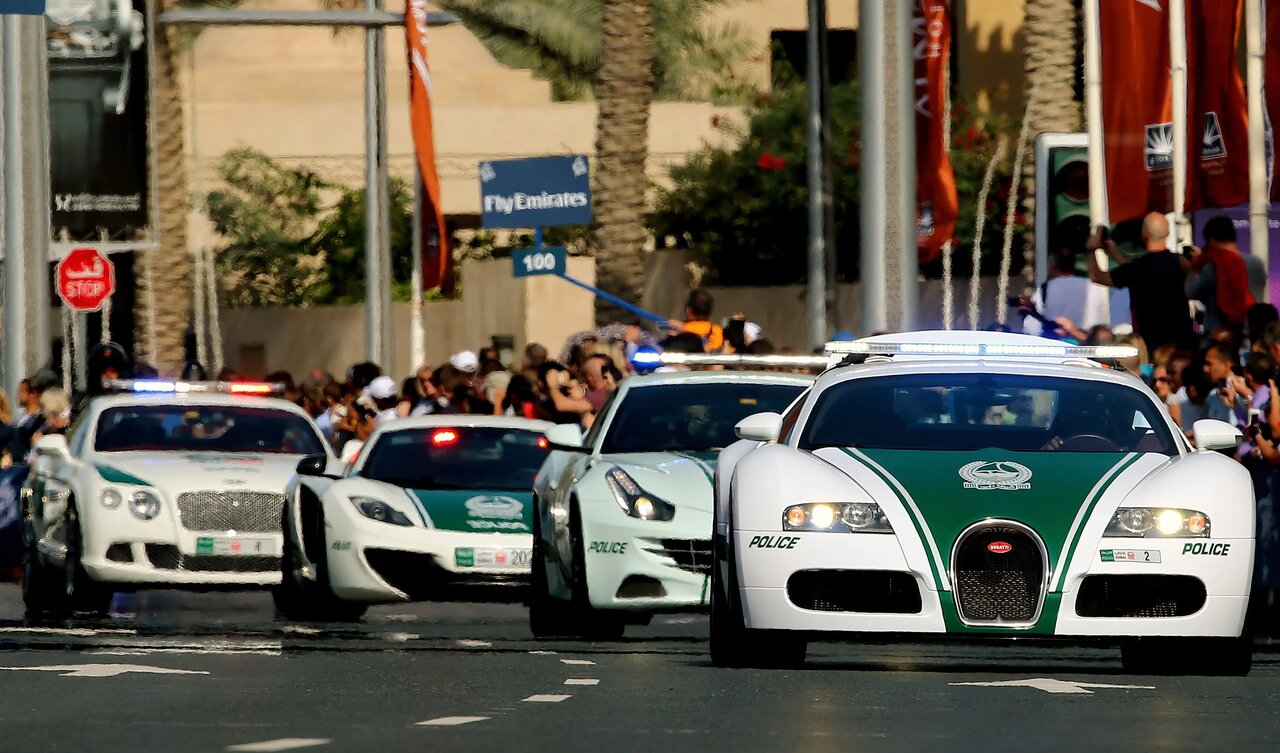 خودروهای عجیب و لاکچری پلیس در دبی