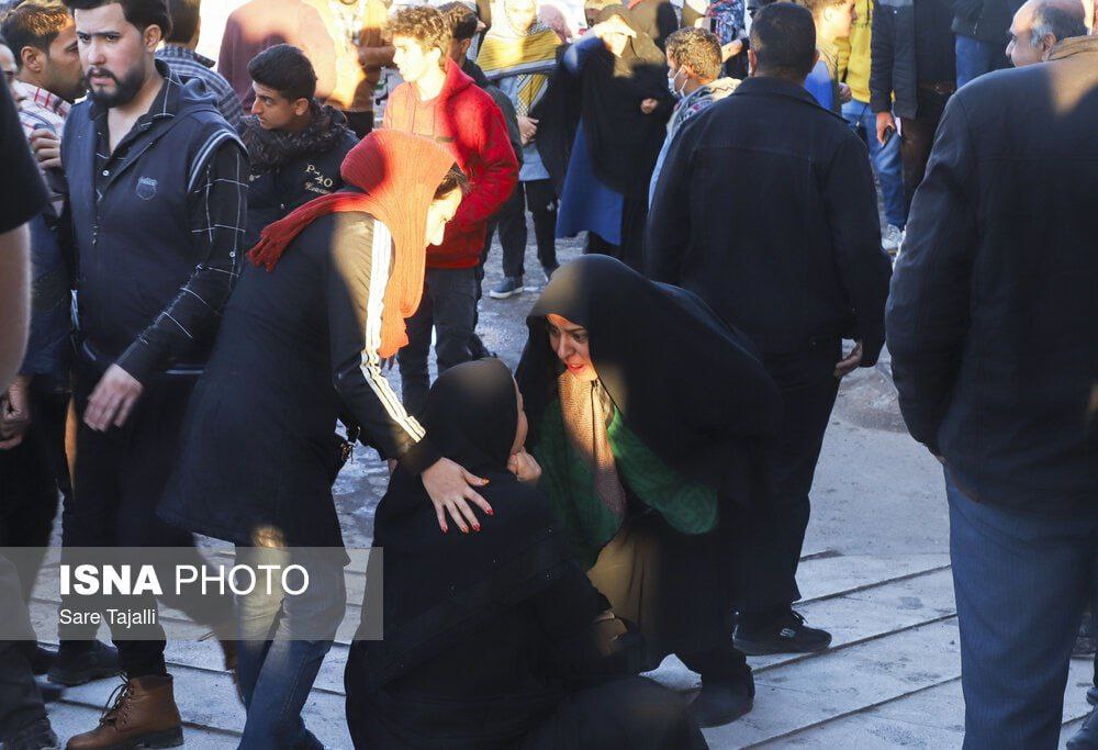 تصاویر جدید از پیکرهای شهدای حادثه کرمان