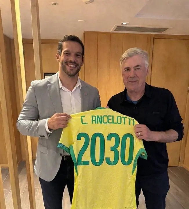 قرارداد-آنچلوتی-با-برزیل-تا-۲۰۳۰-تمدید-شد