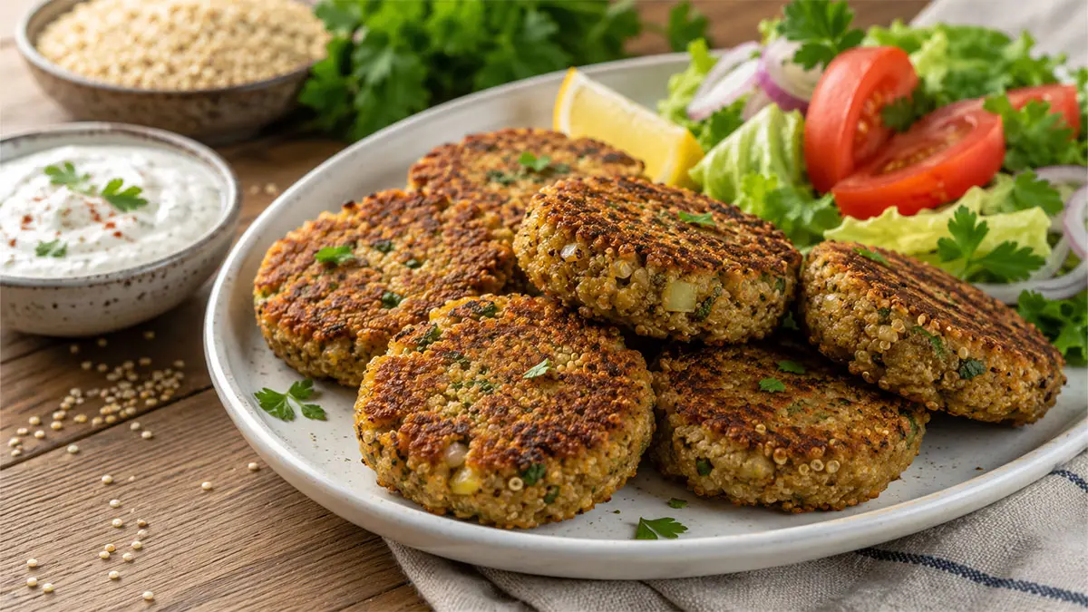 طرز تهیه کتلت کینوا؛ خوشمزه، کم‌کالری و پروتئینی