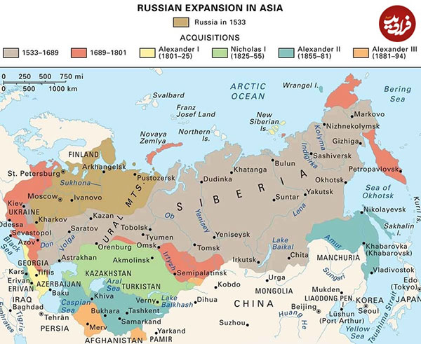 روسیه چطور شکل گرفت و چگونه بزرگترین کشور جهان شد؟ 