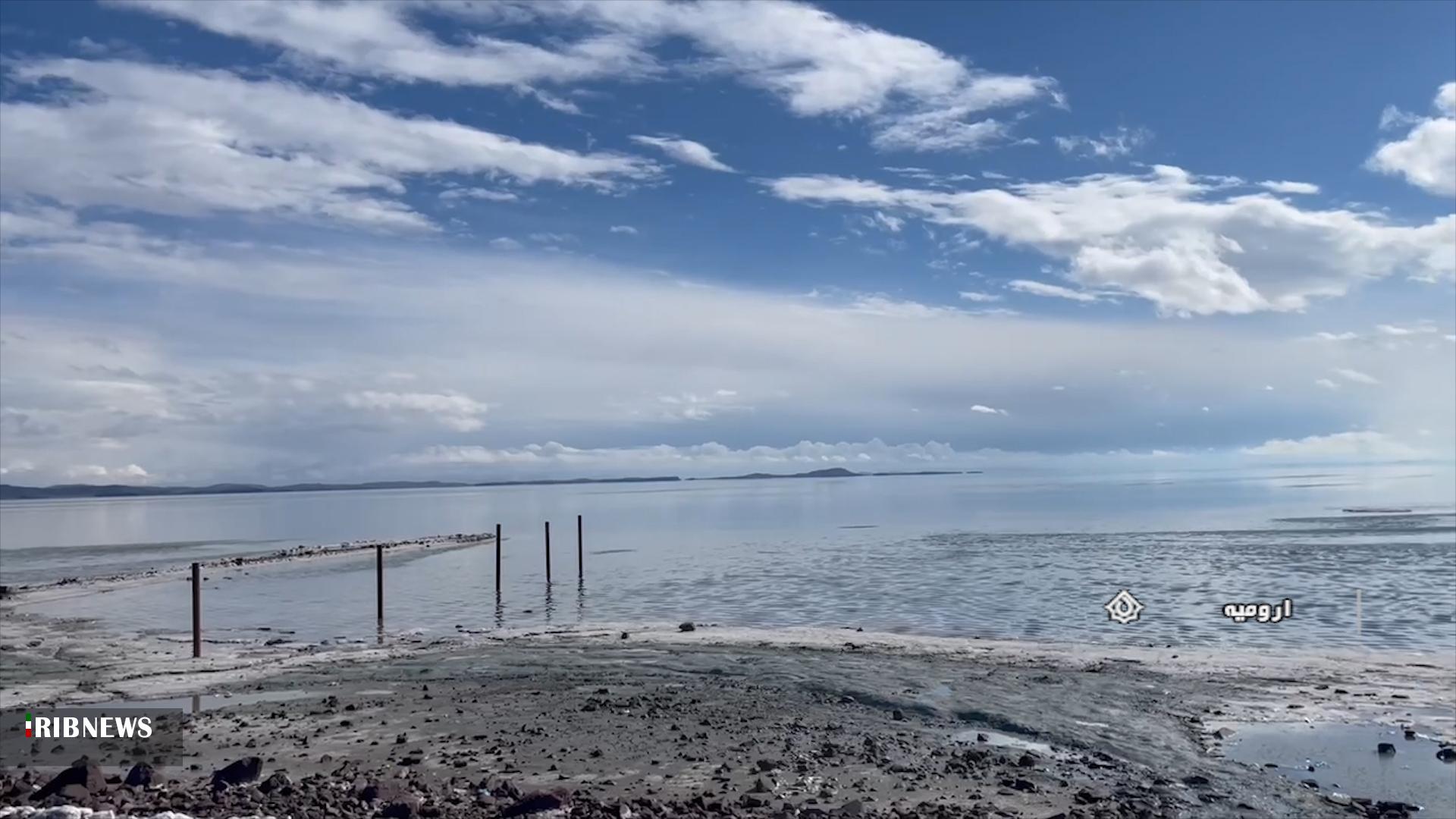 تصاویر دلبر از جان گرفتن دوباره دریاچه ارومیه