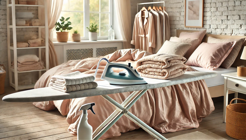 اتوکردن روتختی پنبه ای