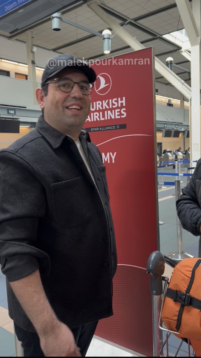 تصویر تازه از محمدرضا احمدی در حال برگشت از کانادا!