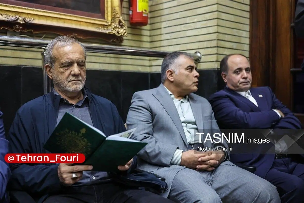 قاب پزشکیان و پاک‌نژاد دقایقی قبل از جدایی خبرساز