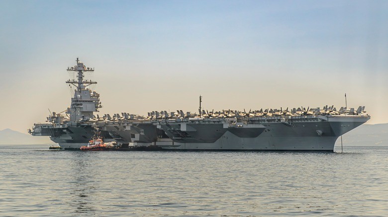 us-navy-most-decorated-aircraft-carrier-1-the-uss-gerald-r-ford-docked-in-croatia