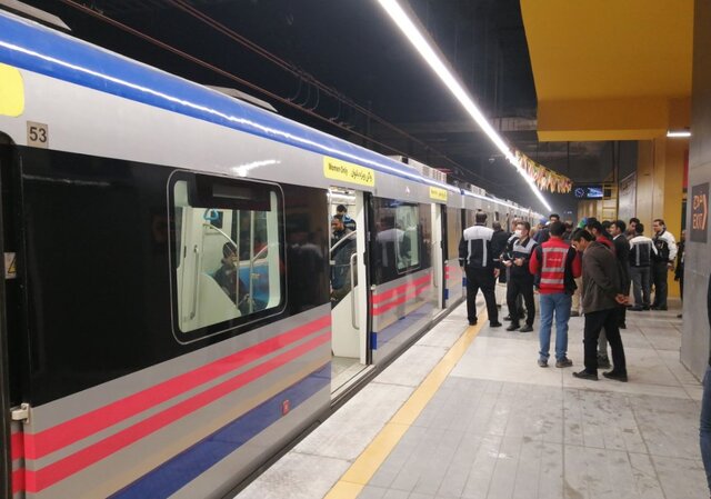برنامه‌ حرکت قطارهای متروی تهران در ایام نوروز 