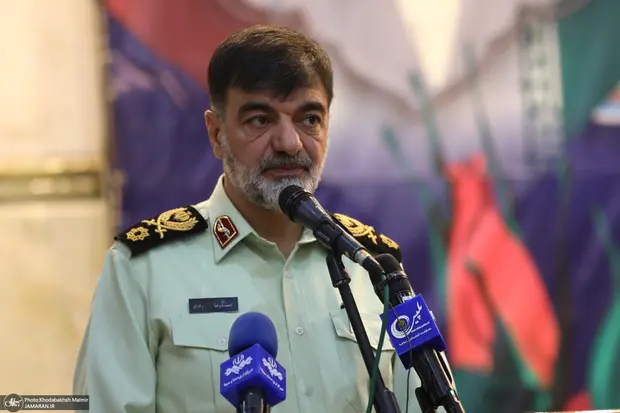 مراسم+تجدید+میثاق+فرماندهان+و+کادر+فراجا+با+آرمان_های+امام+راحل+-+سردار+رادان