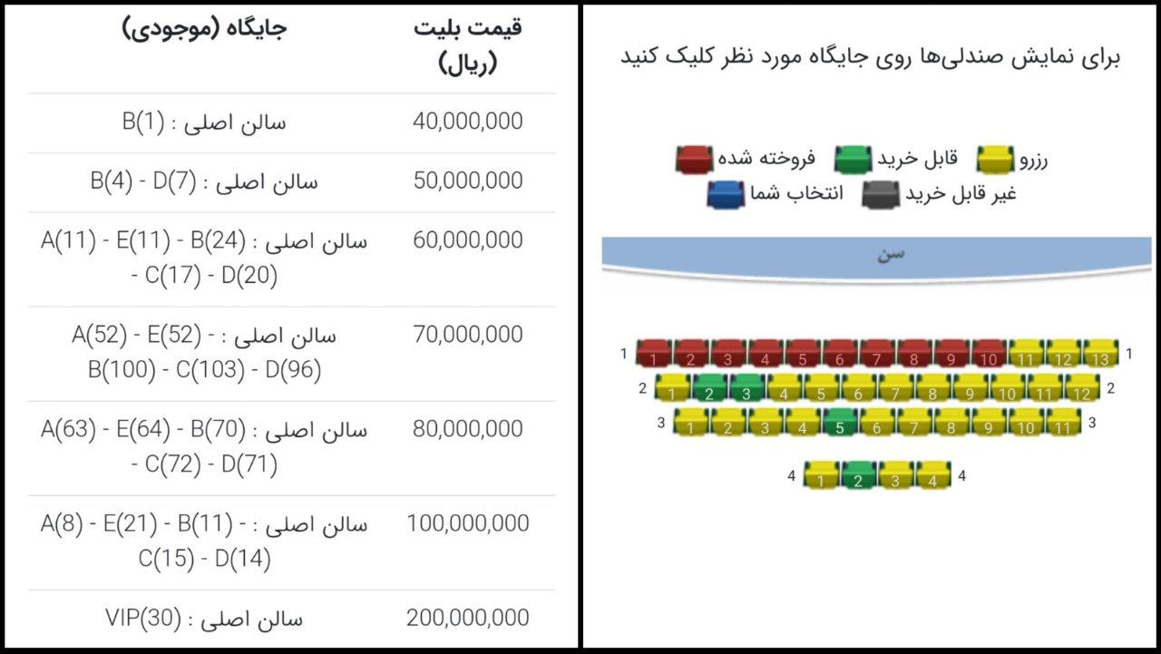 قیمت نجومی همایش دو رپر ایرانی در تهران