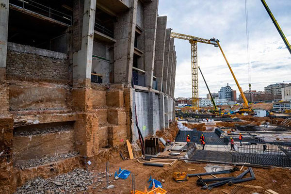 آخرین تصاویر از روند بازسازی ورزشگاه نیوکمپ