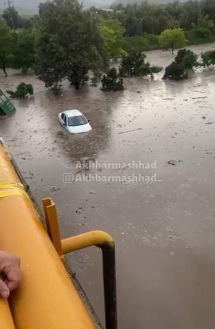 چند تصویر آخرالزمانی از سیل وحشتناک در مشهد