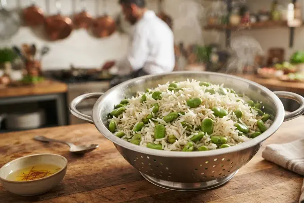 draining-rice-baghali