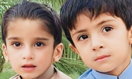 تصاویری تلخ از دو کودک کشته شده در سراوان