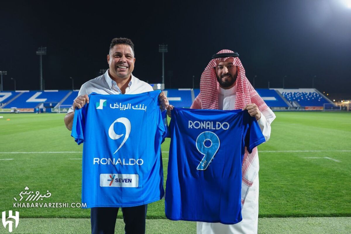 رونالدو به پیراهن الهلال رسید