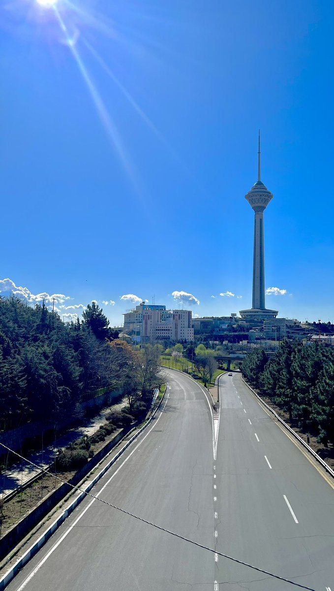 عکس تعجب‌برانگیزی که امروز از تهران ثبت شد