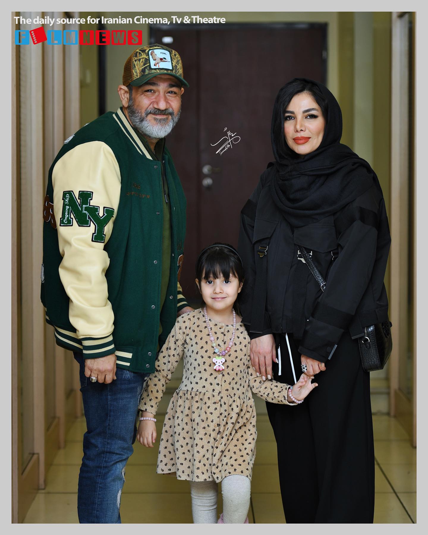 عکس خانوادگی مهران غفوریان در جشنواره فجر 
