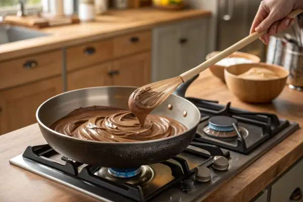2-pan-on-gas-stove-over-medium-heat-chocolate-pa