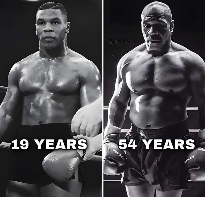 مقایسه فیزیک بدنی اسطوره بوکس در 19 و 54 سالگی