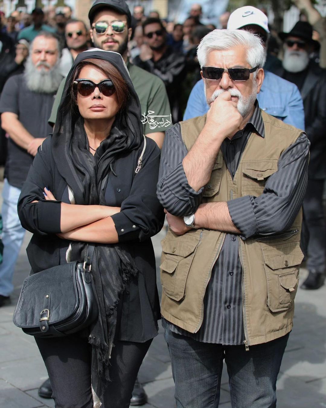 عکسی از زوج مشهور سینما در مراسم آتیلا پسیانی