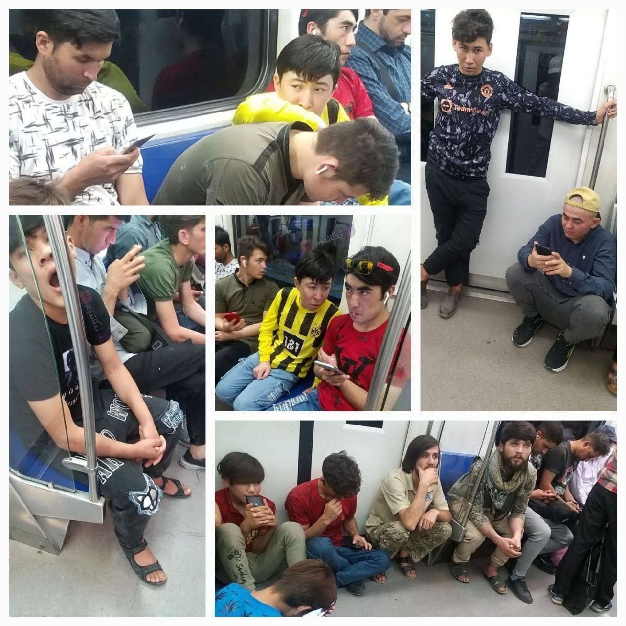 تصویر خاصی که از متروی تهران فراگیر شد