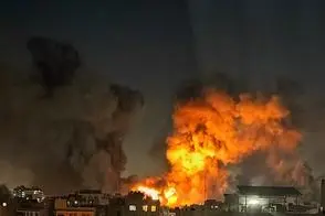 تازه‌ترین ویدیو از حملات امروز به جنوب تهران