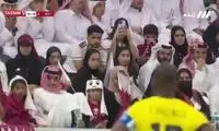 گل اول اکوادور از روی نقطه پنالتی
