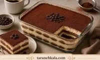 طرز تهیه کیک موکا یخچالی با کرم خامه‌ای و عطر قهوه