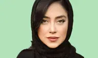 بهاره خانم با عینک آبی متفاوتش جلوی دوربین پُز داد