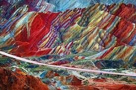 تصاویر حیرت‌انگیز از کوه‌های رنگی در ایران