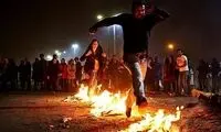وضعیت عجیب محلات تهران در چهارشنبه‌سوری!