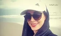 تصویری از بازیگر زنِ سریال گاندو در سفر کربلا
