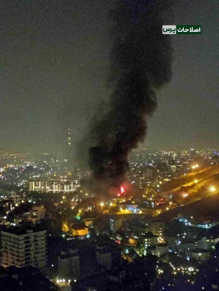 ویدئویی دیگر از حادثه آتش‌سوزی در زندان اوین
