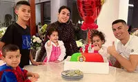 ذوق‌زدگی فرزندان کریس رونالدو هنگام بازی النصر