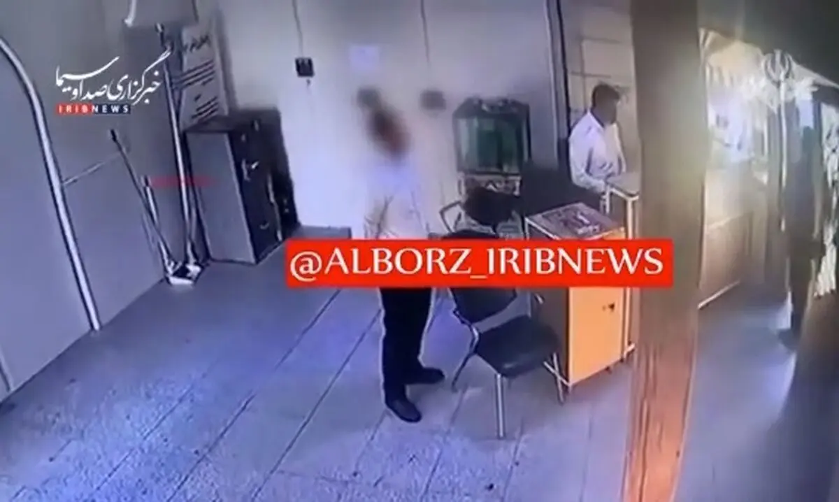 حمله با چاقو به نگهبانان بیمارستان مدنی کرج!