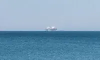 تصویری از کشتی غول‌پیکر اسرائیلی در حوالی بندرعباس