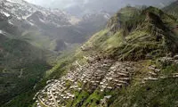 روستایی در ایران که شب‌ها مانند اکلیل می‌درخشد 