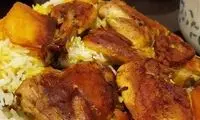 طرز تهیه باسترما پلو با ران مرغ؛ یک غذای اعیانی
