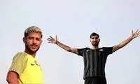 استایل متفاوت قایدی و مغانلو با دشداشه عربی